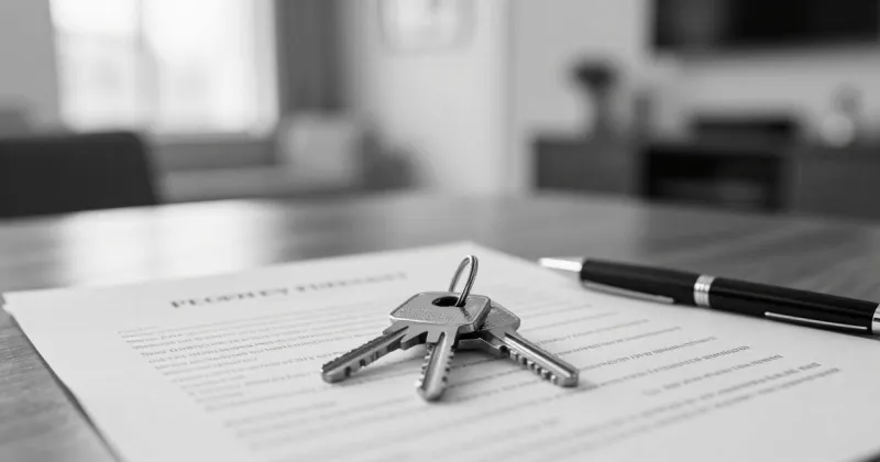 Llaves de una vivienda sobre el contrato de compraventa